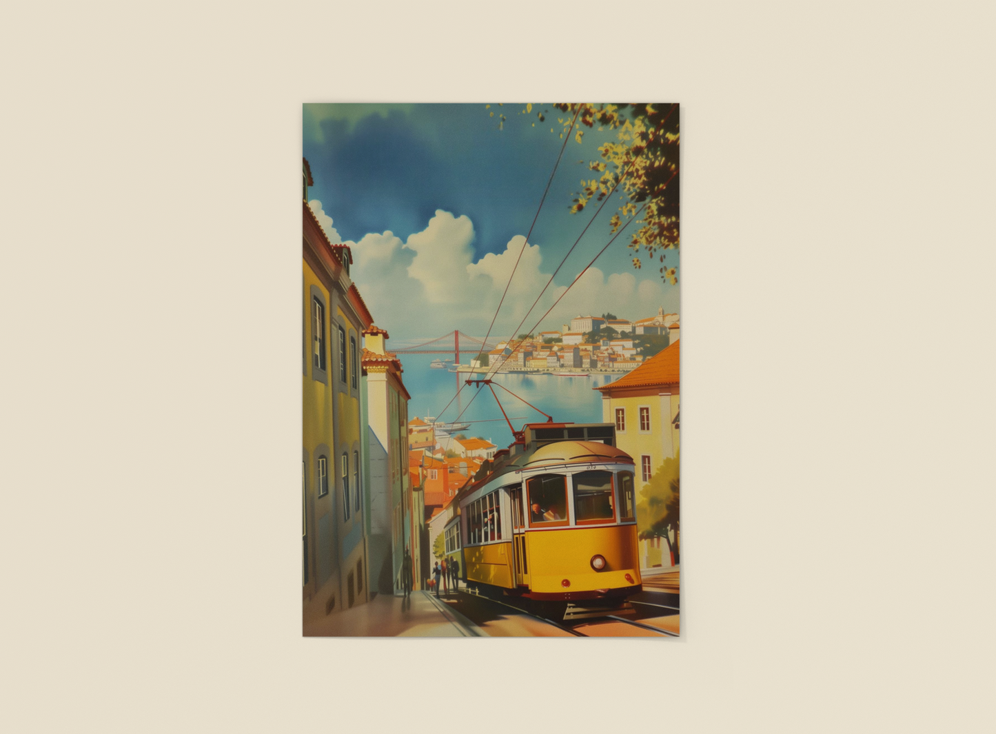 Lisboa Portugal Kunst- Samling - Kunsttrykk A3+/A3 - Uten ramme