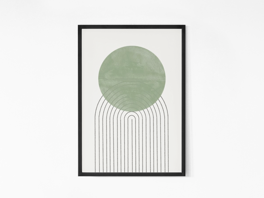 Japandi Stil - Kunsttrykk A3+/A3 - Uten ramme