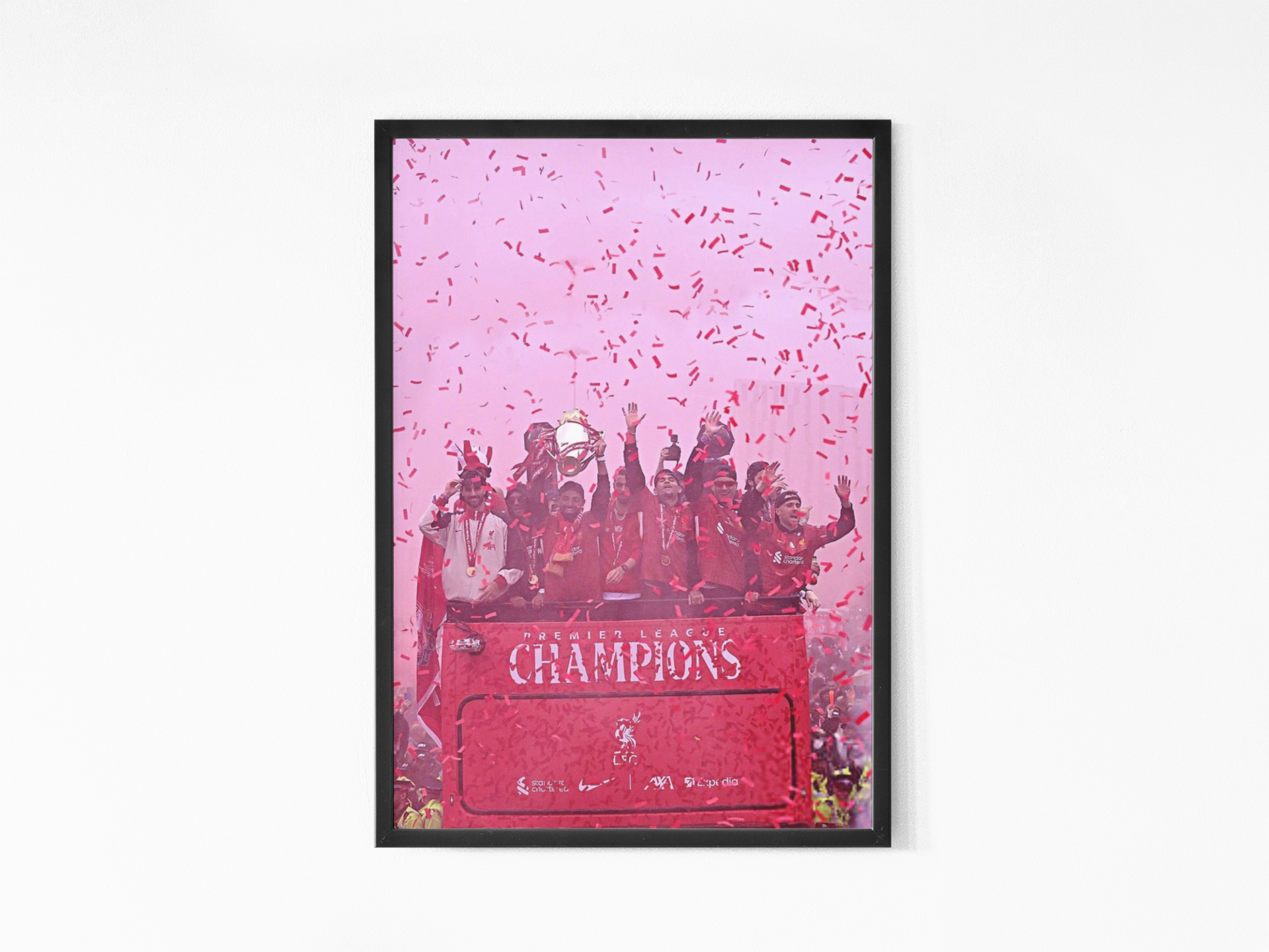 Vintage Liverpool Crest - Liverpool Samling - Kunsttrykk A3/A3 - Uten ramme Liverpool Feiring Buss
