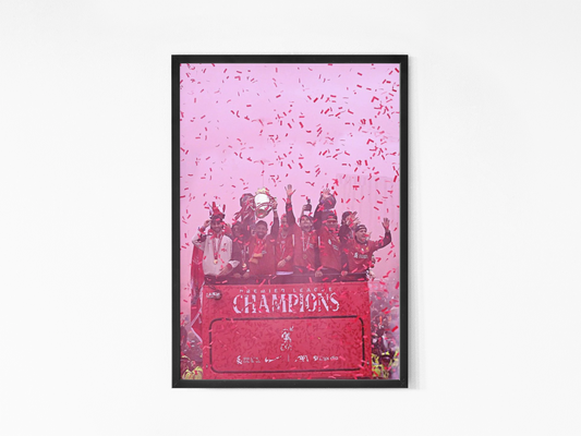 Vintage Liverpool Crest - Liverpool Samling - Kunsttrykk A3/A3 - Uten ramme Liverpool Feiring Buss