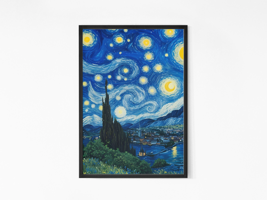 Van Gogh Samling - Kunsttrykk A3+/A3 - Uten ramme Starry Night