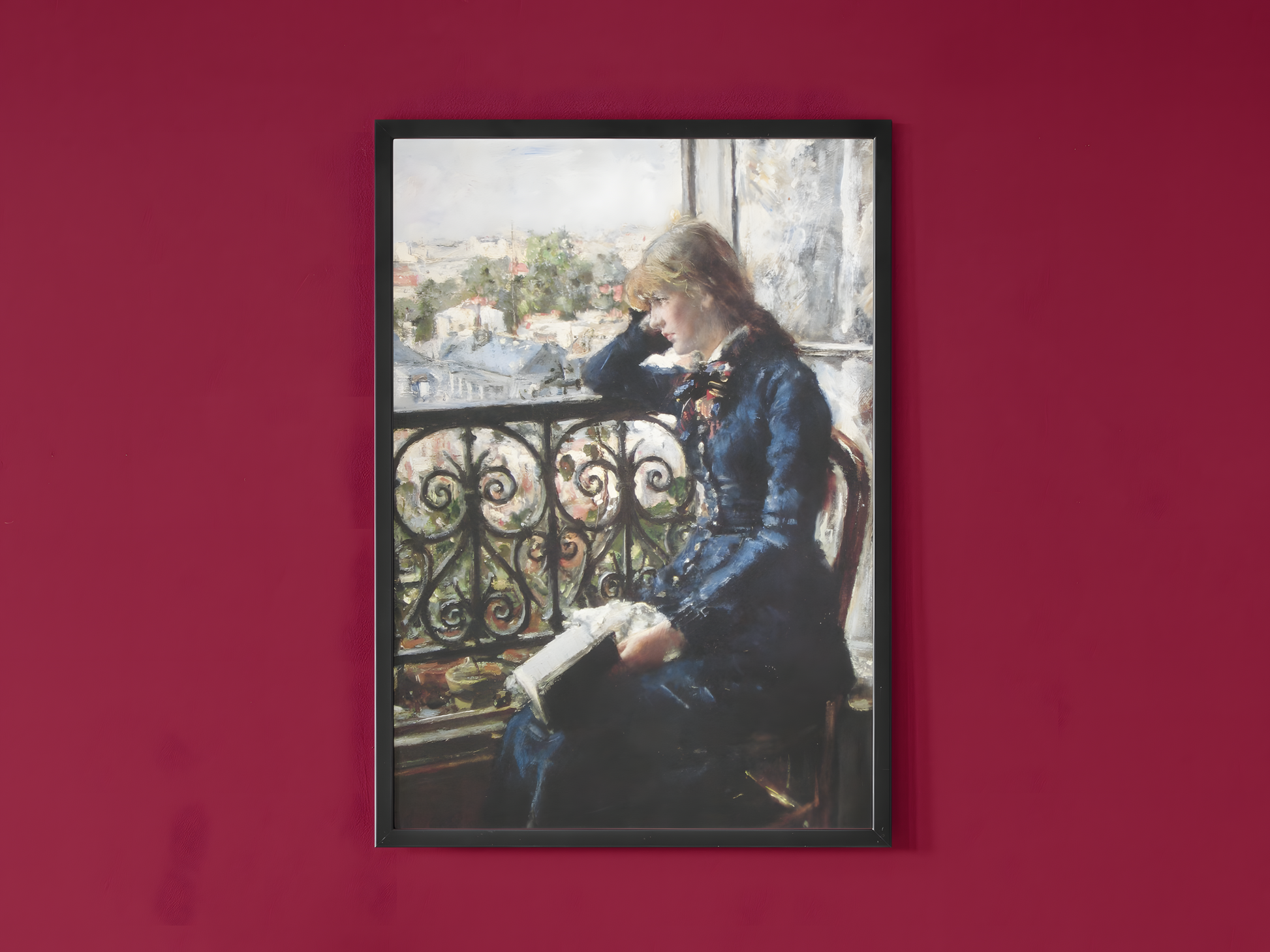 Hans Heyerdahl Kunstsamling • Blanding av ulike verk #4 Ved vinduet