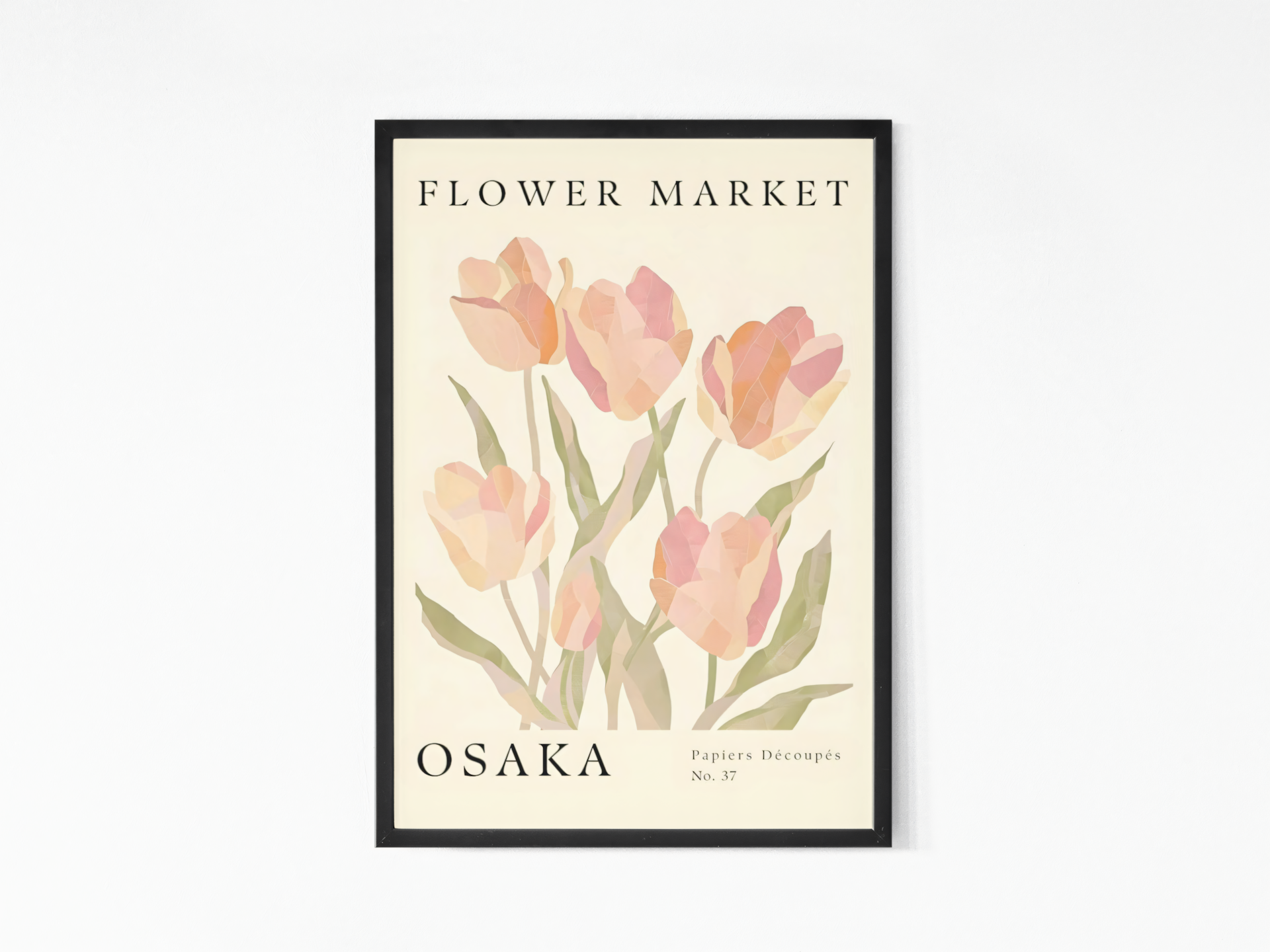 Osaka Flower Market Poster