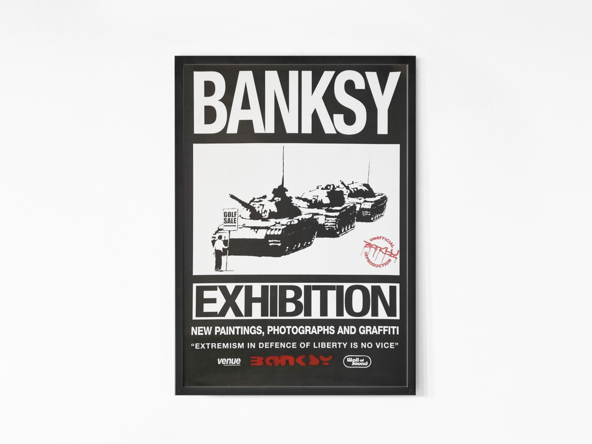 Banksy Exhibition Poster