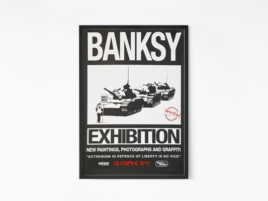 Banksy Exhibition Poster