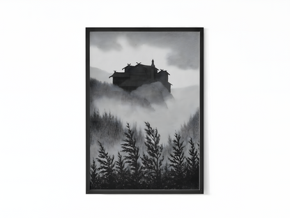 Theodor Kittelsen - Til Den Grønne Ridder (To the Green Knight)