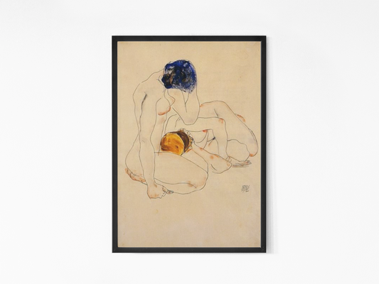 Egon Schiele - Two Friends