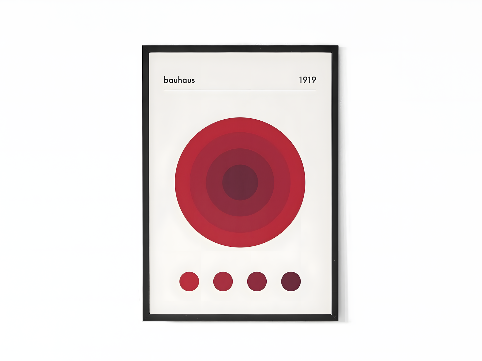 Bauhaus 1919 Rød