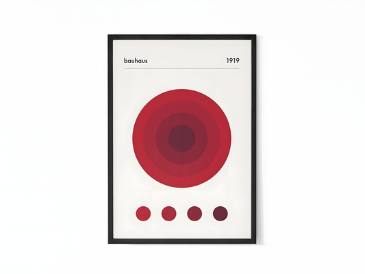 Bauhaus 1919 Rød