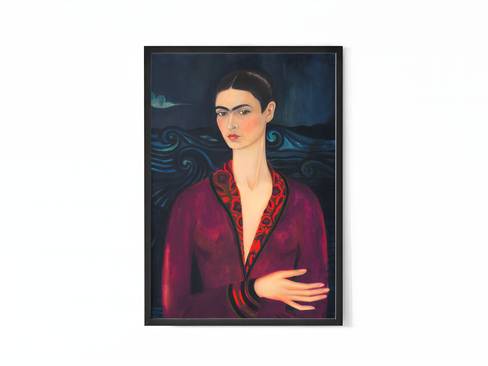 Frida Kahlo - Self-Portrait in a Velvet Dress
