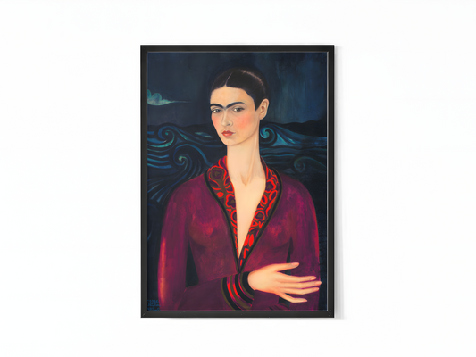 Frida Kahlo - Self-Portrait in a Velvet Dress