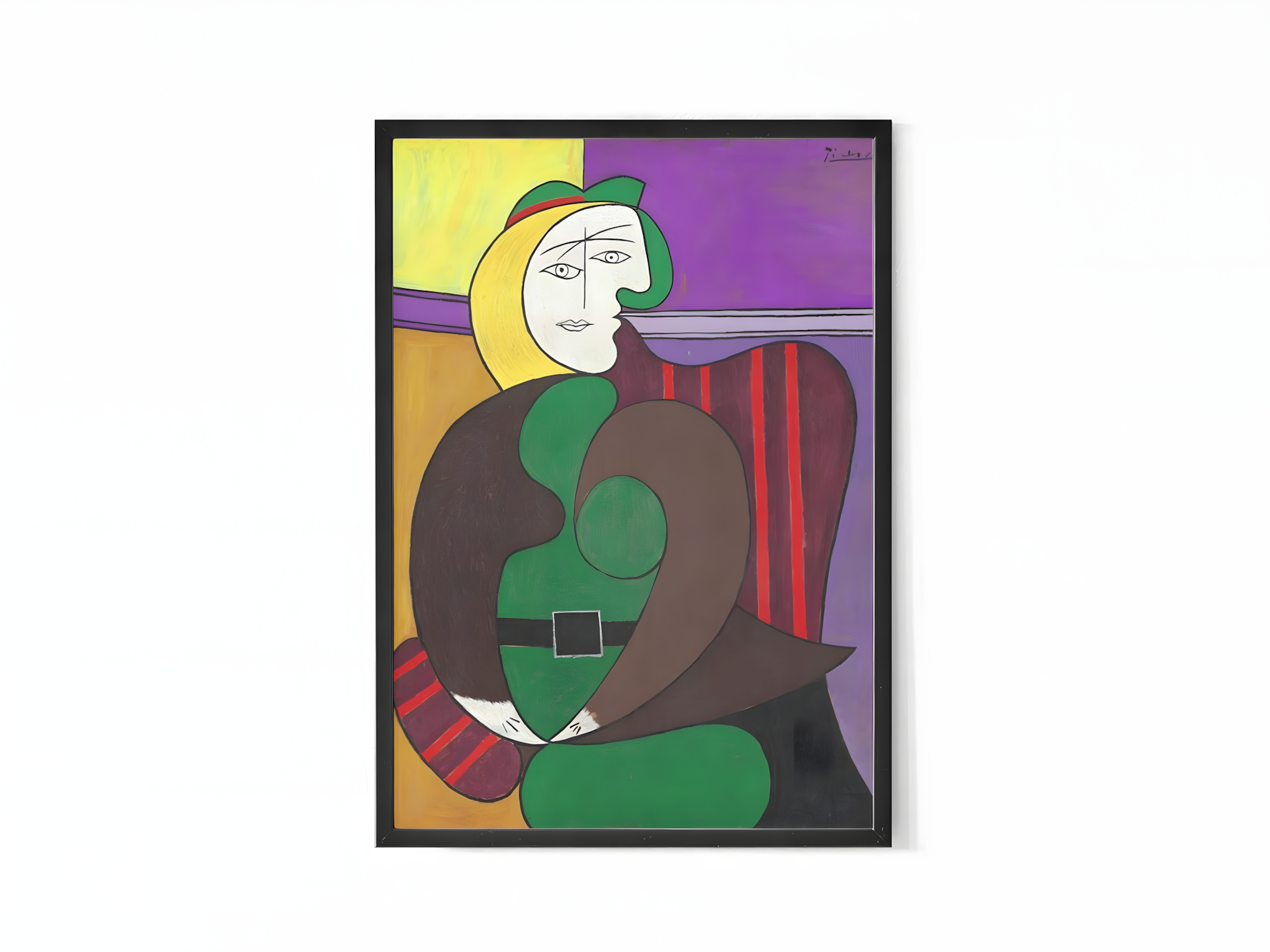 Pablo Picasso - The Red Armchair (Le fauteuil rouge)