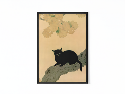 Hishida Shunsō - Black Cat (Kuroki Neko)