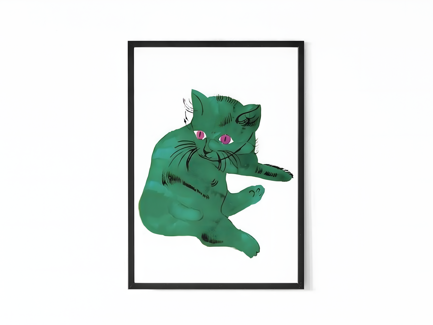 Andy Warhol - Green Cat (1954)