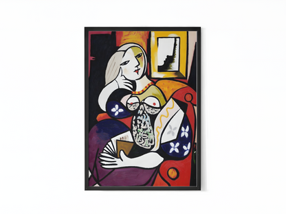Pablo Picasso - Woman with a Book (1932)