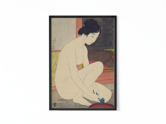 Hashiguchi Goyō - Woman at the Bath (1917)