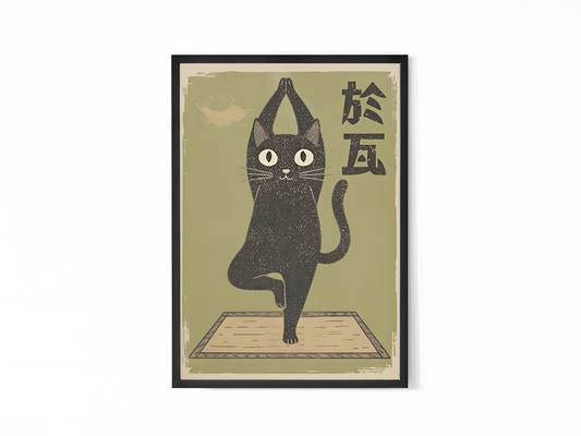 Japanese Yoga Cat
