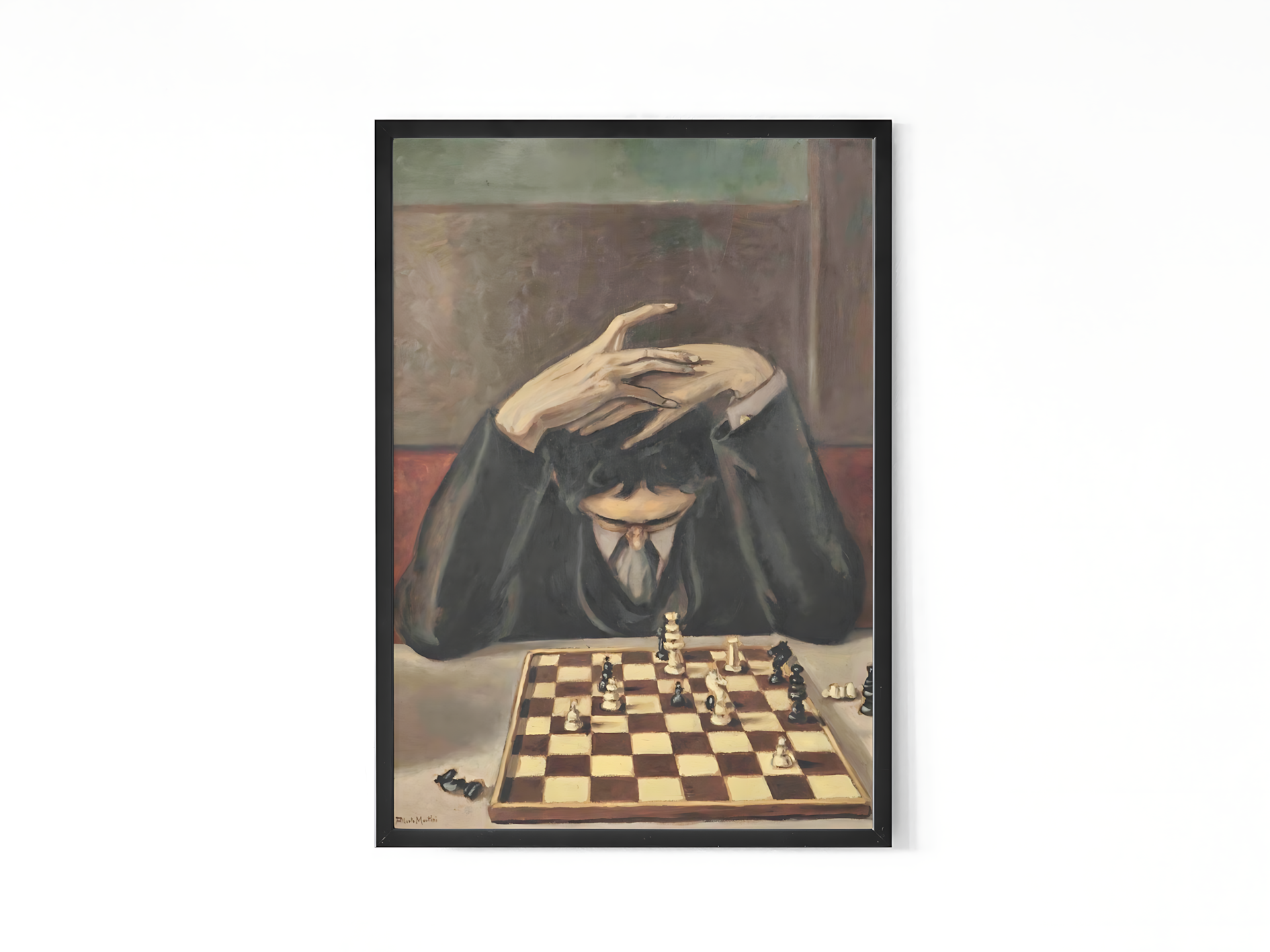 Alberto Martini - The Chess Player (1950)