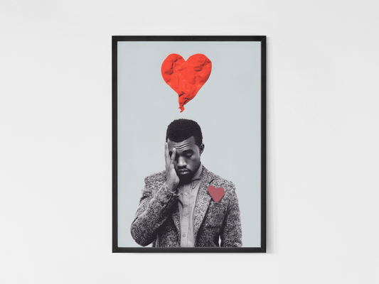 Fado Portugal Kunst- Blanding Musikk - Kunsttrykk A3+/A3 - Uten ramme #6 Kanye West