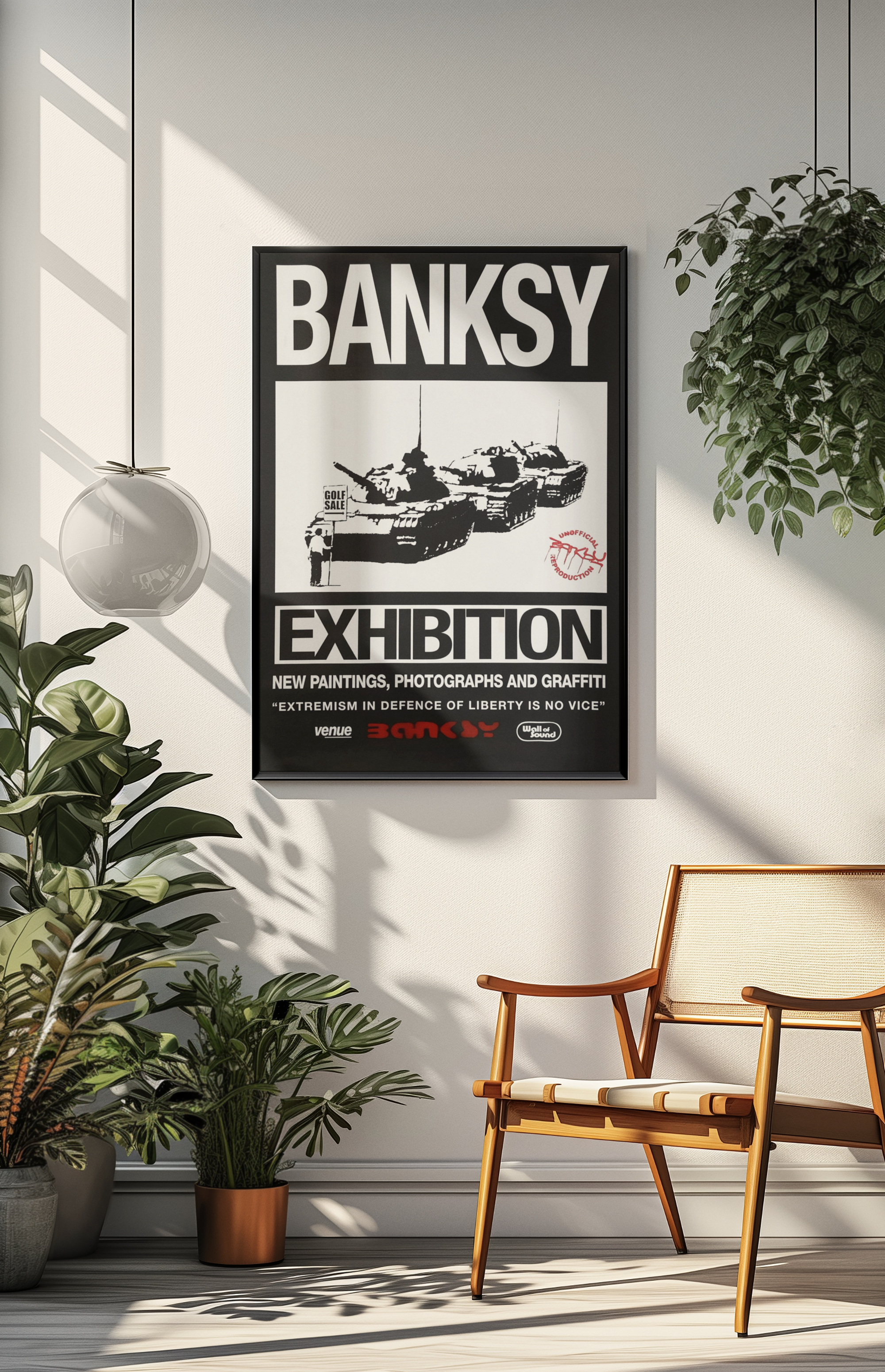 Banksy Exhibition Poster