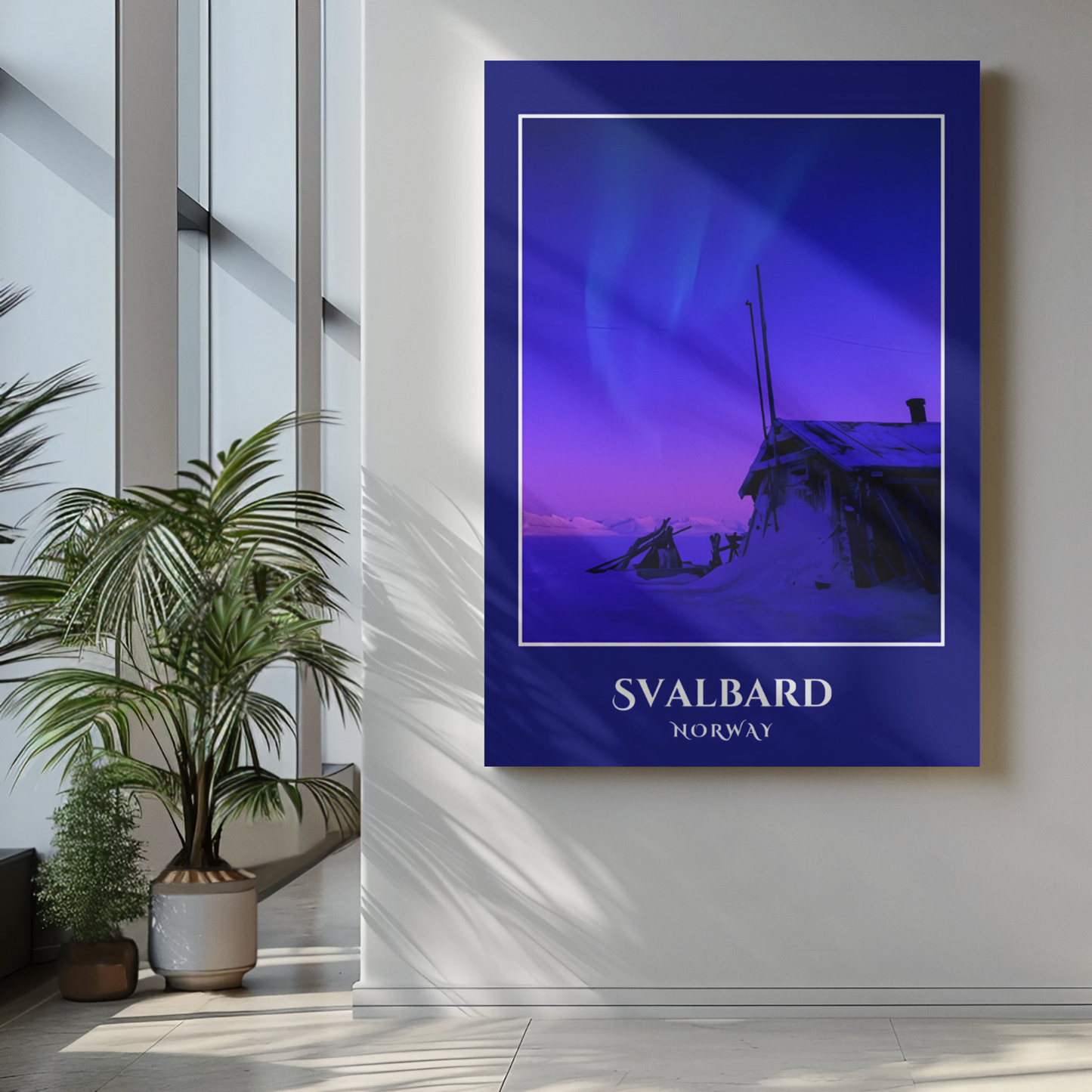 Svalbard Kunstplakater • Polheim x Artisteri Polheim Hilde Fålun Strøm Svalbard Poster