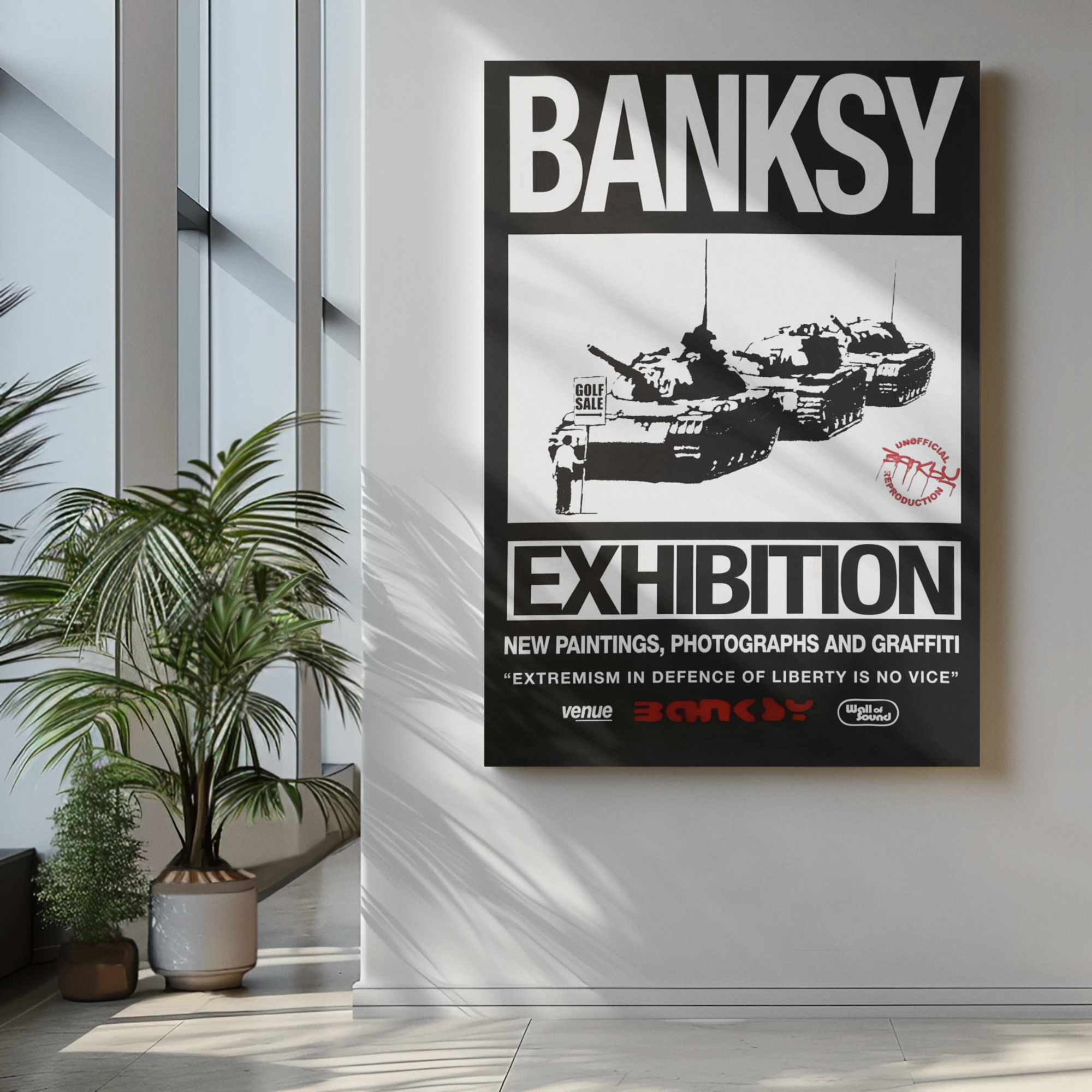 Banksy Exhibition Poster