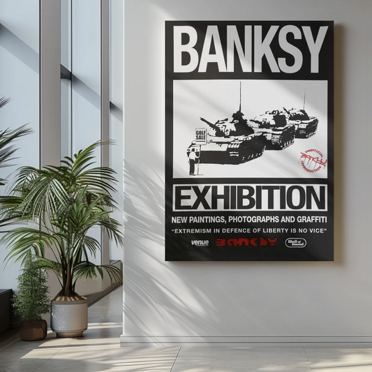 Banksy Exhibition Poster