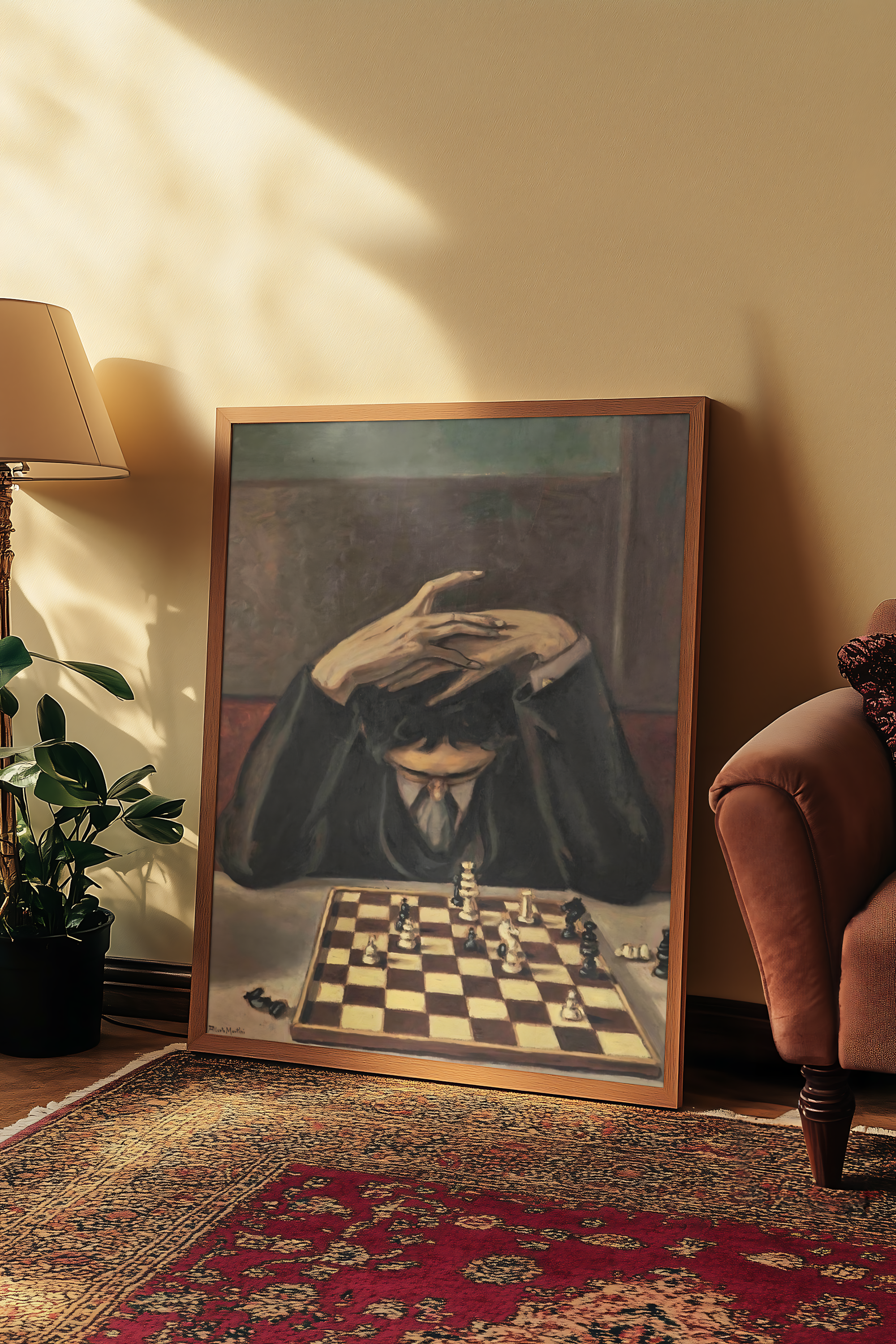 Alberto Martini - The Chess Player (1950)
