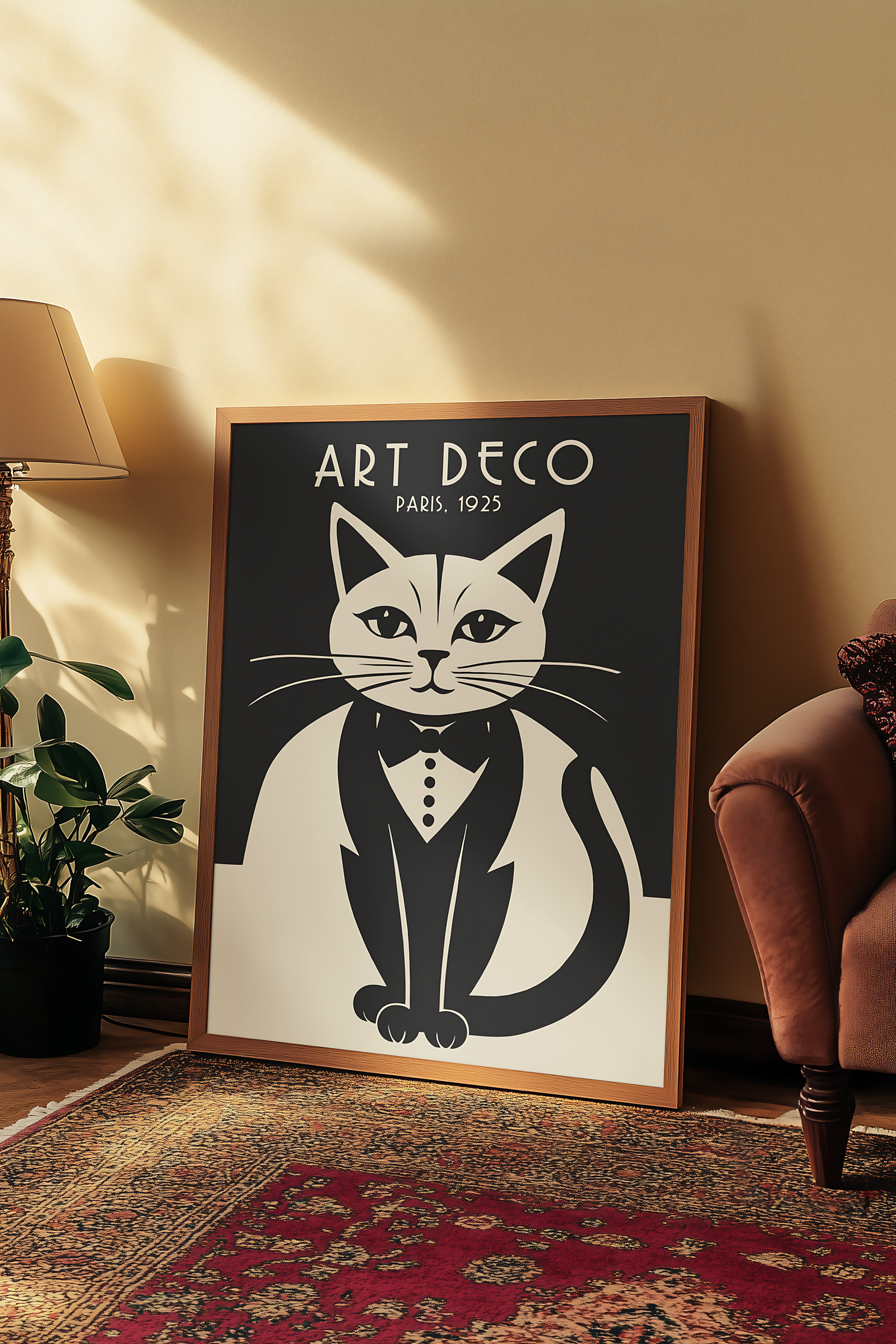 Art Deco Cat 1925 Paris