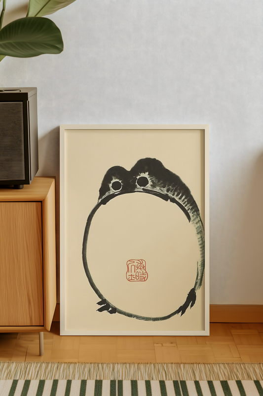 Matsumoto Hoji - Sad Frog (1814)