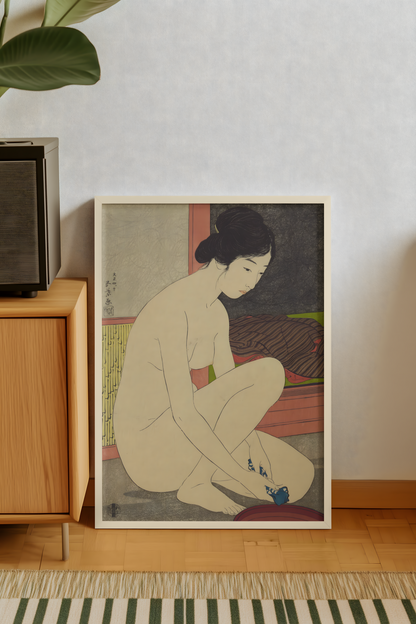Hashiguchi Goyō - Woman at the Bath (1917)