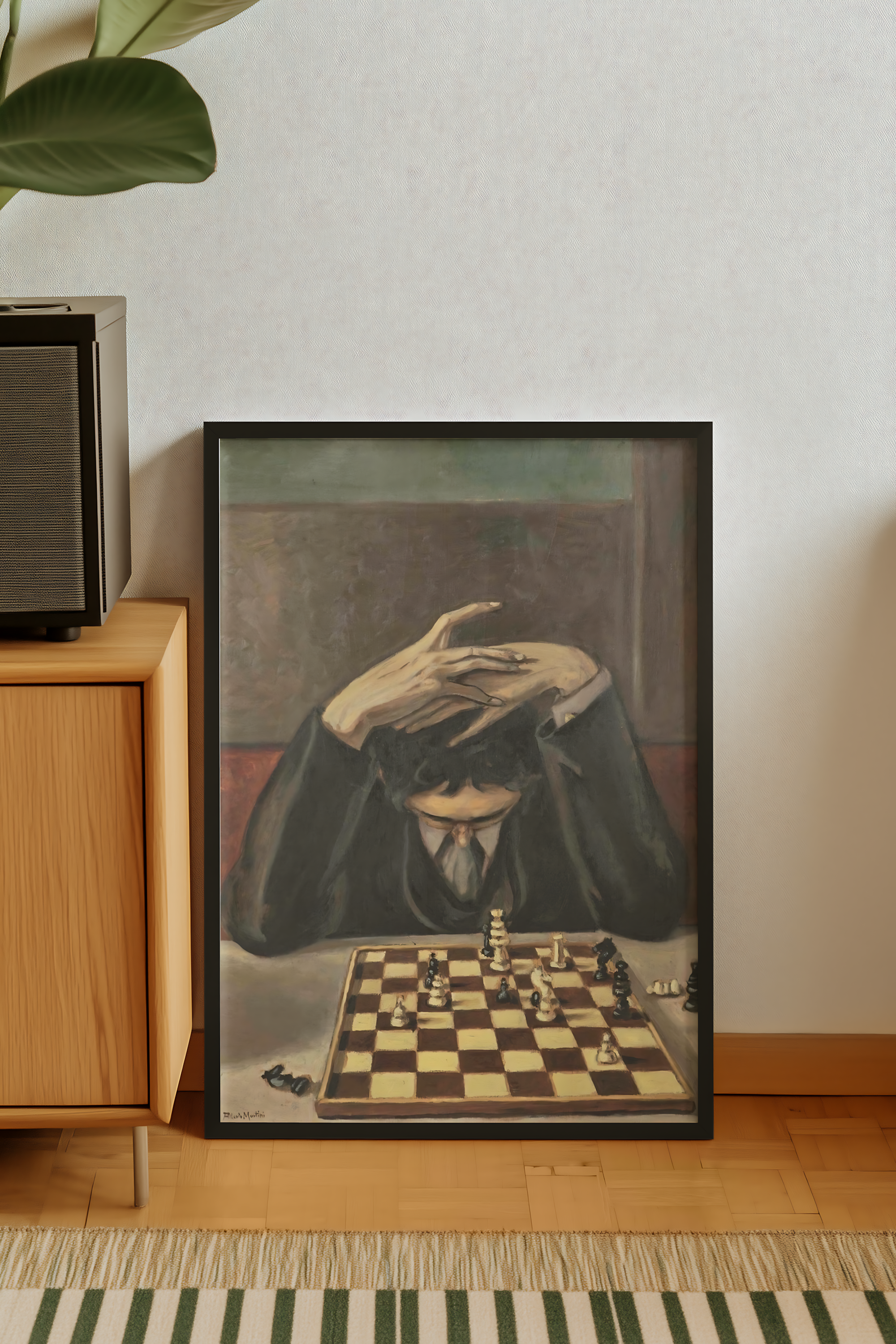 Alberto Martini - The Chess Player (1950)