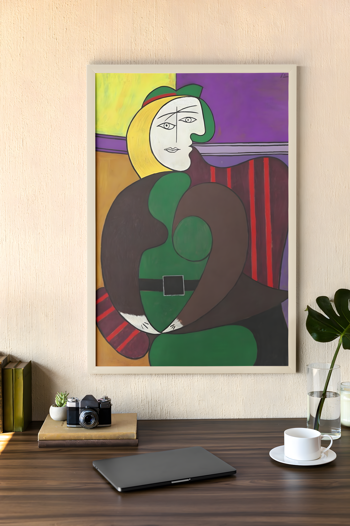 Pablo Picasso - The Red Armchair (Le fauteuil rouge)