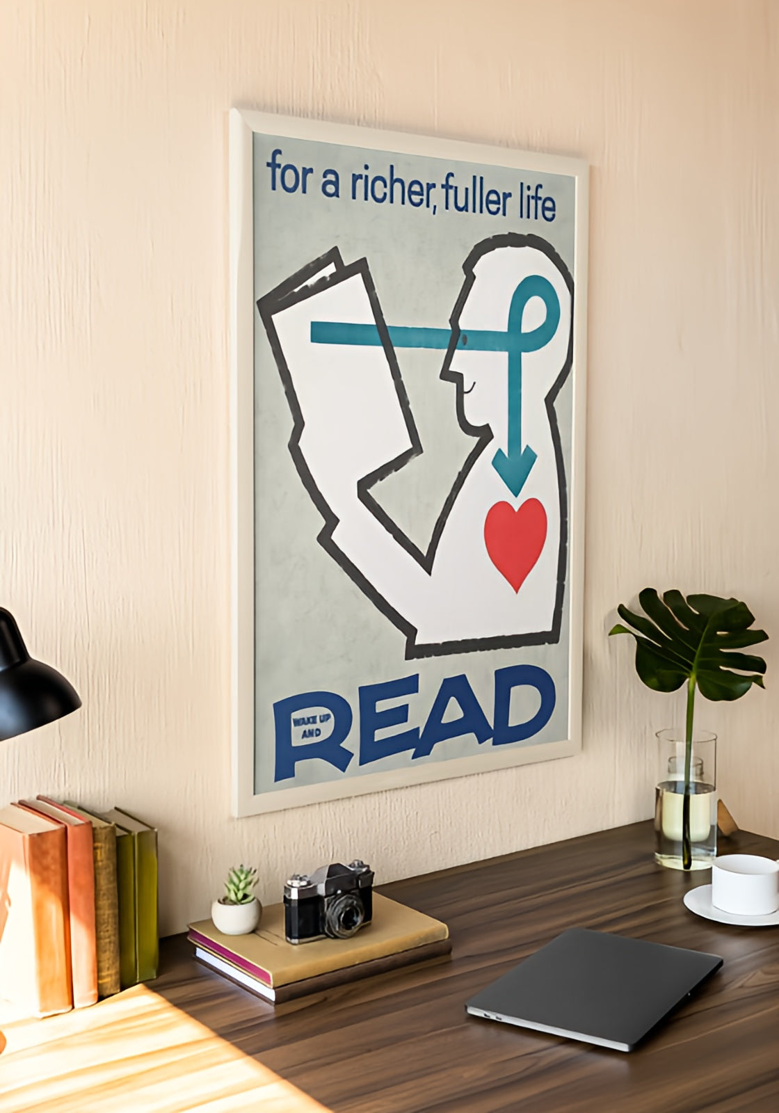 Vintage Reading Exhibition Poster