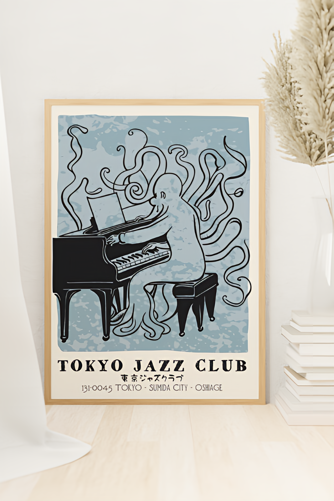 Japansk Kunstsamling • Blanding av ulike verk #2 Tokyo Jazz Club v2