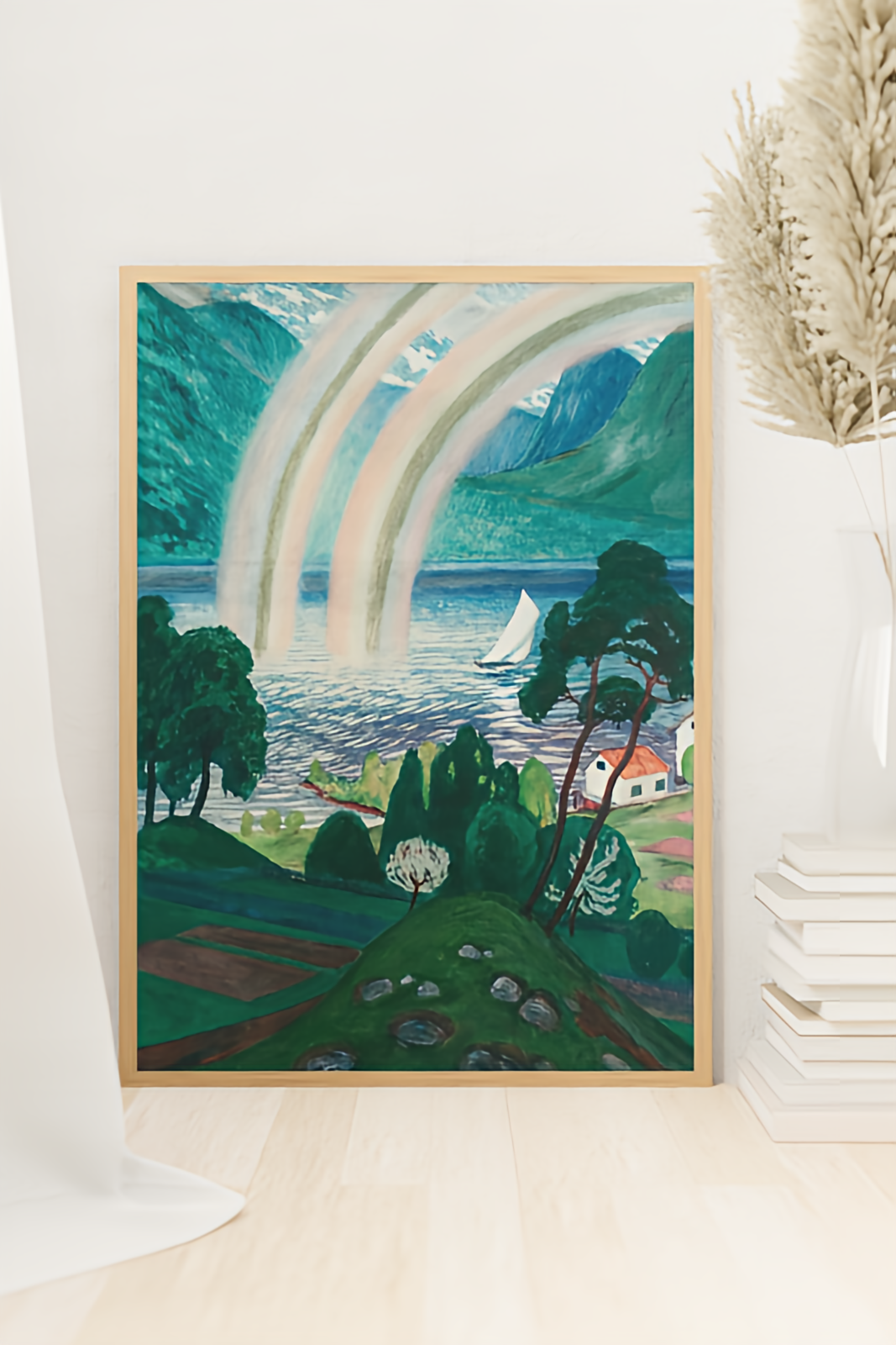 Nikolai Astrup Kunstplakater Stor regnbue