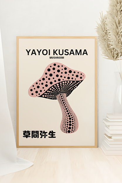 Japansk Kunstsamling • Blanding av ulike verk #15 Yayoi Kusama Mushroom