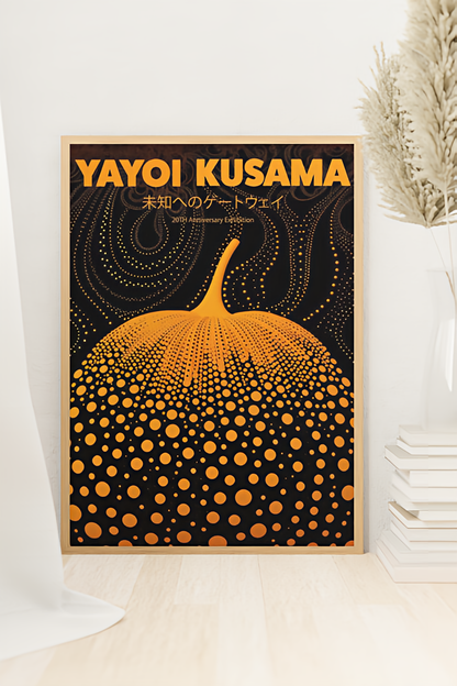 Japansk Kunstsamling • Blanding av ulike verk #16 Yayou Kusama Pumpkin