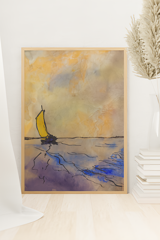 Emil Nolde - Sailor in the Sunset Sailor in the Sunset