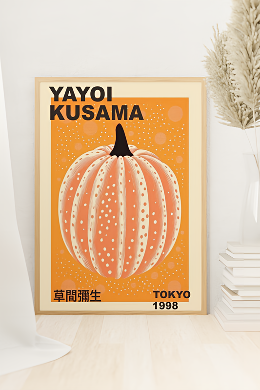 Japansk Kunstsamling • Blanding av ulike verk #3 Yayoi Kusama Pumpkin