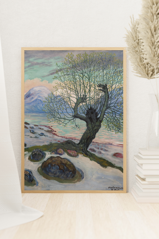 Nikolai Astrup Kunstplakater Vintermorgen i mars