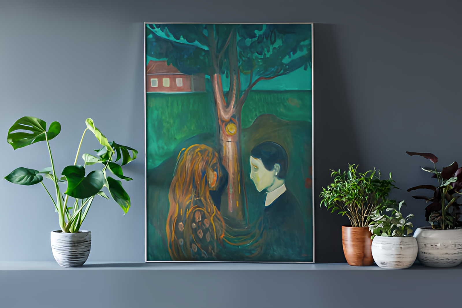 Kunstplakater • Blanding av ulike verk Edvard Munch - Side by Side