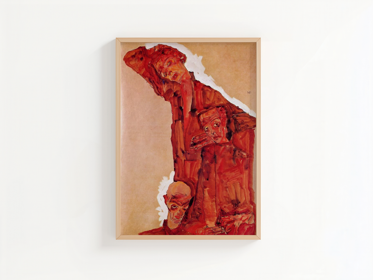 Egon Schiele - Triple Self-Expression (1911)
