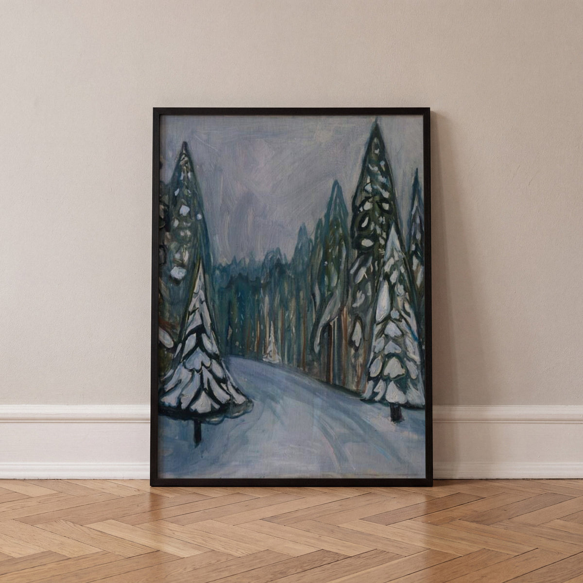 Edvard Munch - New Snow (Nysnø)