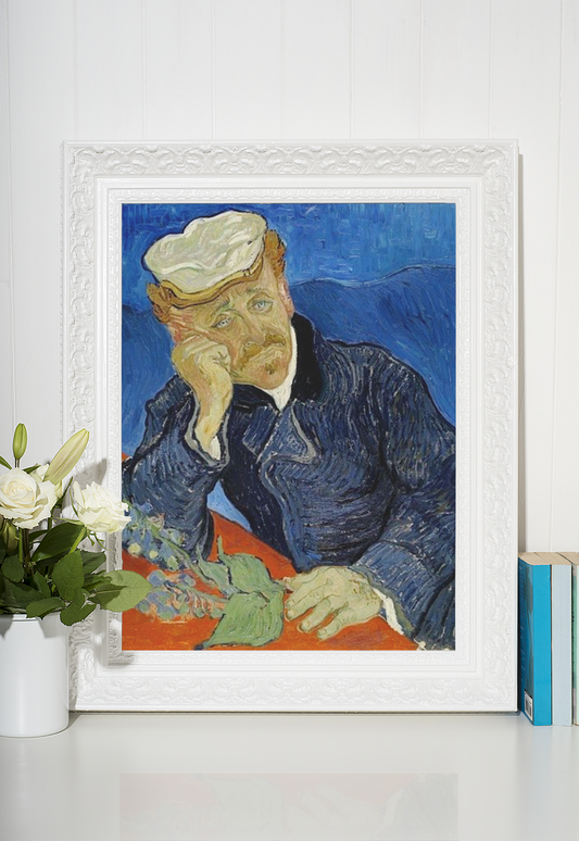 Vincent Van Gogh Portretter Kunstsamling - Kunsttrykk A3+/A3 - Uten ramme #1 Portrait of Dr. Gachet (1890)