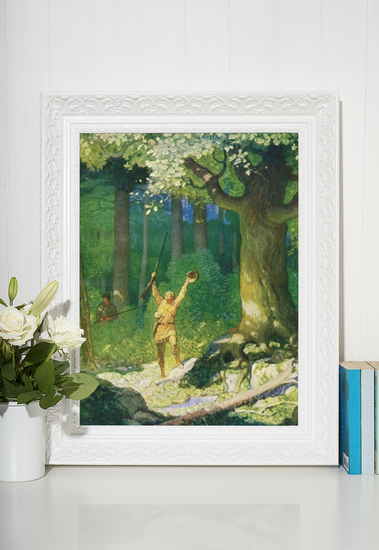 N.C Wyeth Kunstsamling - Kunsttrykk A3+/A3 - Uten ramme