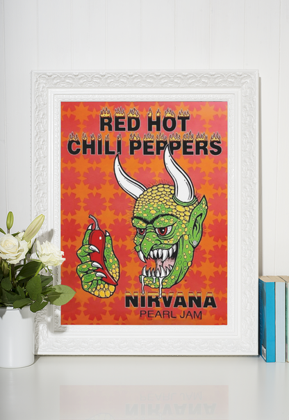 Red Hot Chili Peppers Kunstsamling - Kunsttrykk A3+/A3 - Uten ramme