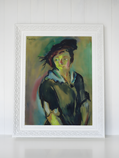 Ludvig Karsten Kunstsamling • Blanding av ulike verk #2 Portrait of a lady