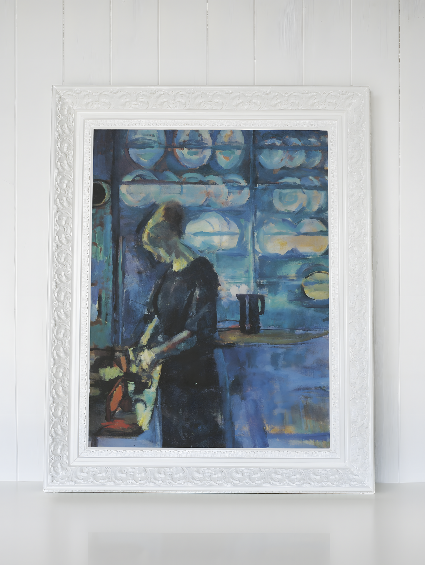 Ludvig Karsten Kunstsamling • Blanding av ulike verk #3 The blue kitchen