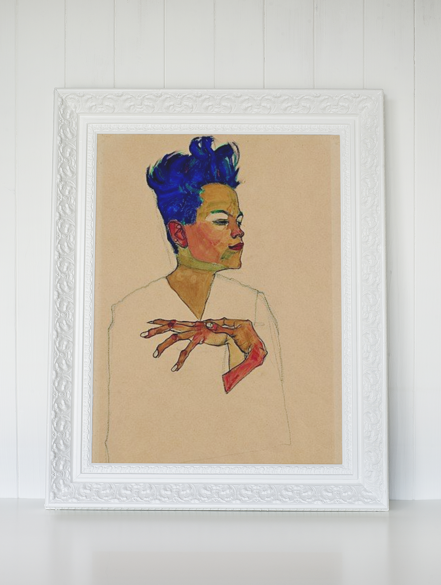 Egon Schiele Kunstsamling - Kunsttrykk A3+/A3 - Uten ramme